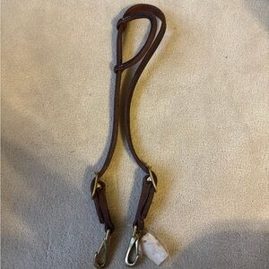 Double Buckle One Ear Headstall with Snaps Pre Oiled